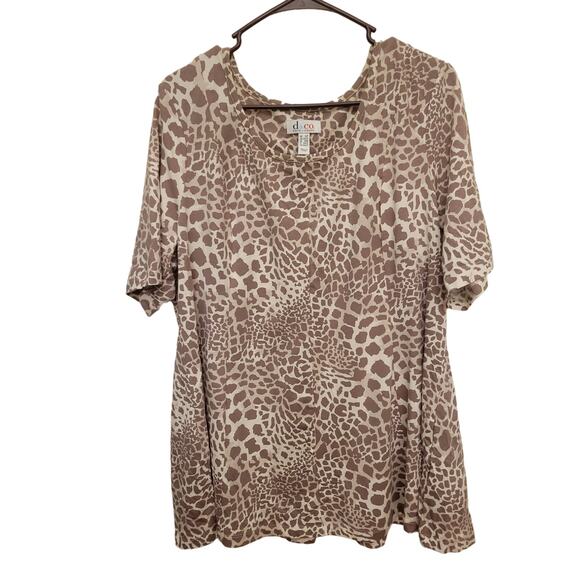 Denim & Co 1XP Animal Print - Picture 1 of 8